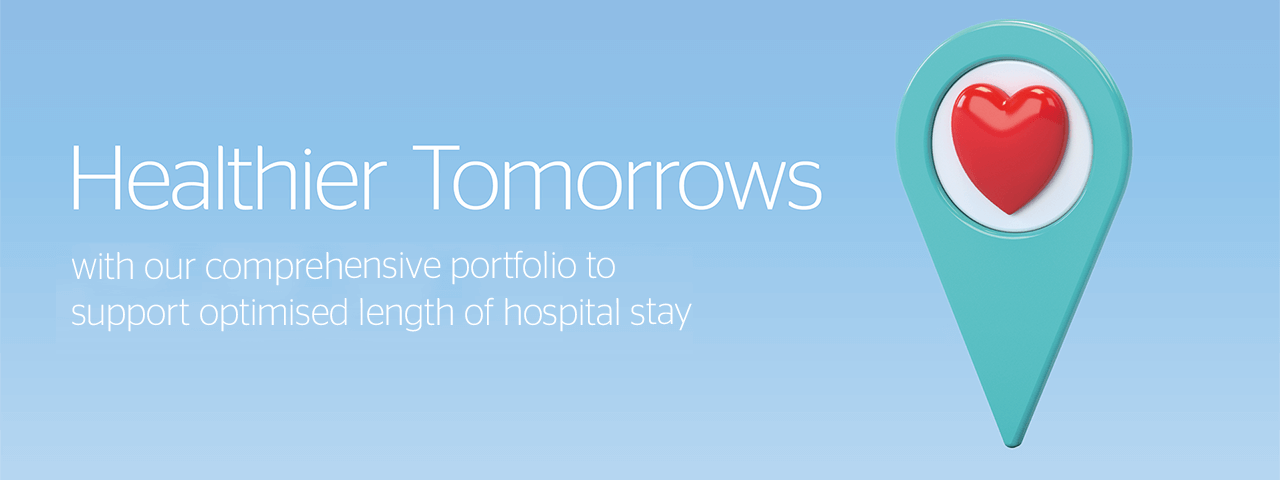 healthier tomorrow with our comprehensive portfolio to support reduced length hospital stay