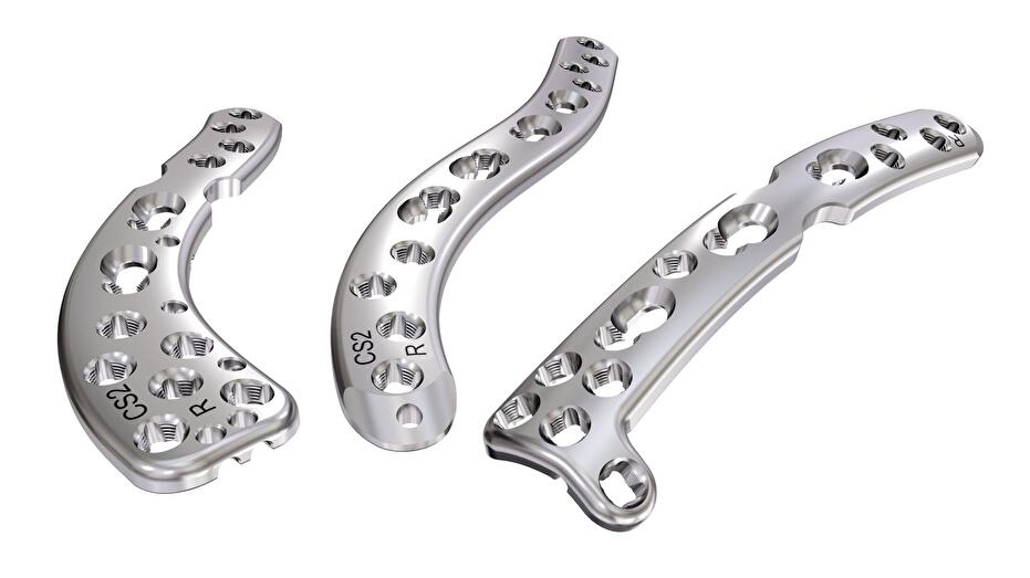 2.7 mm VA LCP® Clavicle Lateral, Shaft and Medial Plates in Stainless Steel